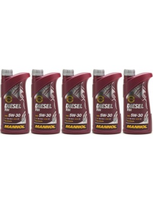 Mannol Diesel TDI 5W-30 Motoröl 5x 1l = 5 Liter