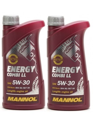 Mannol Energy Combi Longlife 5W-30 Motoröl 2x 1l = 2 Liter