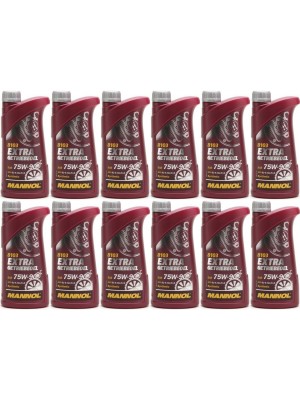 MANNOL Extra Getriebeoel 75W-90 API GL 4/GL 5 LS 12x 1l = 12 Liter