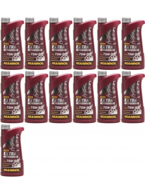 MANNOL Extra Getriebeoel 75W-90 API GL 4/GL 5 LS 13x 1l = 13 Liter