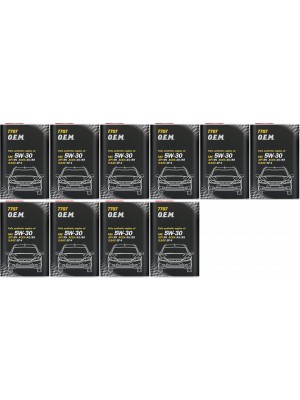 MANNOL 7707 O.E.M. 5W-30 Motoröl (Volvo/Ford) Blechdose 10x 1l = 10 Liter