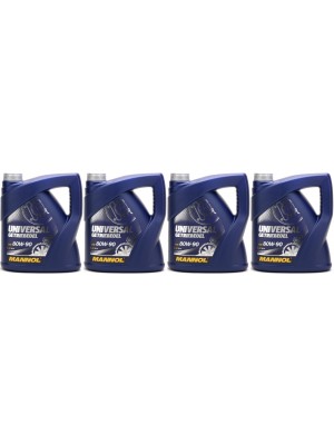 MANNOL Universal Getriebeöl 80W-90 API GL 4 4x 4l = 16 Liter