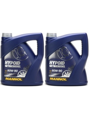 MANNOL Hypoid Getriebeöl 80W-90 API GL 4/GL 5 LS 2x 4l = 8 Liter