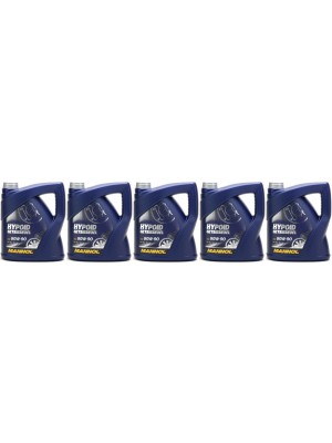 MANNOL Hypoid Getriebeöl 80W-90 API GL 4/GL 5 LS 5x 4l = 20 Liter
