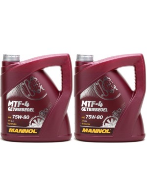 MANNOL MTF-4 Getriebeoel 75W-80 API GL-4 2x 4l = 8 Liter