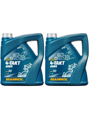 MANNOL 4-Takt Agro SAE 30 2x 4l = 8 Liter