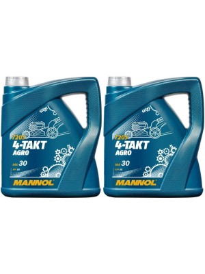 MANNOL 4-Takt Agro SAE 30 2x 4l = 8 Liter