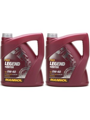 MANNOL Legend+Ester 0W-40 Motoröl 2x 4l = 8 Liter