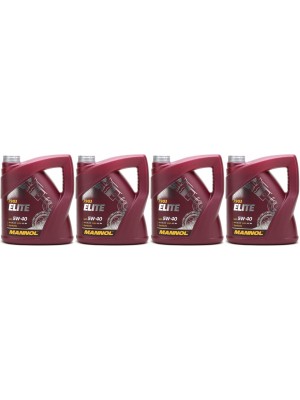 MANNOL Elite 5W-40 Motoröl 4x 4l = 16 Liter