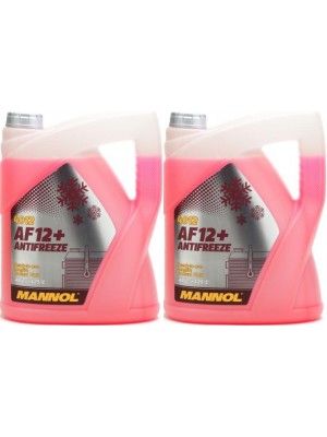 Mannol Kühlerfrostschutz Antifreeze AF12+ -40 longlife Fertigmix 2x 5 = 10 Liter