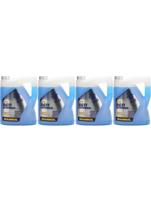 Mannol Kühlerfrostschutz Antifreeze AG11 -40 Fertigmischung 4x 5 = 20 Liter