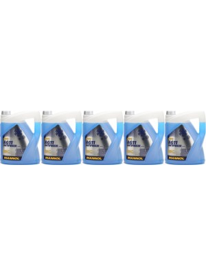 Mannol Kühlerfrostschutz Antifreeze AG11 -40 Fertigmischung 5x 5 = 25 Liter