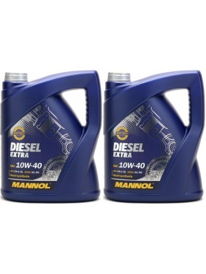 MANNOL Diesel Extra 10W-40 Motoröl 2x 5 = 10 Liter