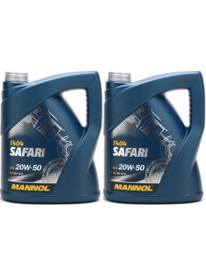 MANNOL Safari 20W-50 Motoröl 2x 5 = 10 Liter