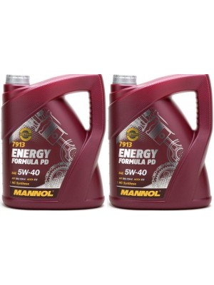 MANNOL Energy Formula PD 5W-40 Motoröl 2x 5 = 10 Liter