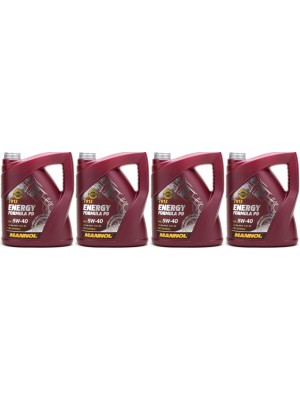 MANNOL Energy Formula PD 5W-40 Motoröl 4x 5 = 20 Liter