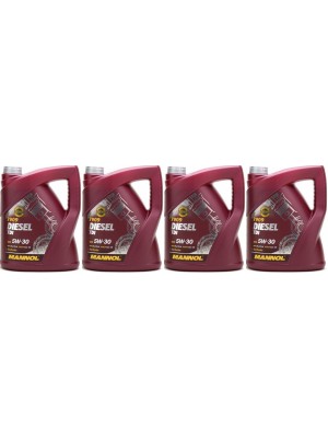 Mannol Diesel TDI 5W-30 Motoröl 4x 5 = 20 Liter