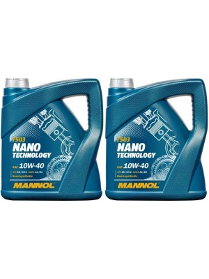 MANNOL Nano Technology 10W-40 Diesel & Benziner Motoröl 2x 5 = 10 Liter