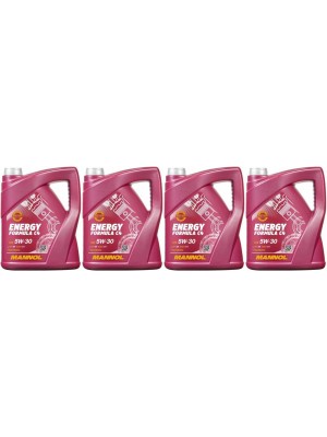 Mannol Energy Formula C4 5W-30 Motoröl 4x 5 = 20 Liter