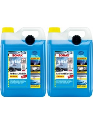 Sonax 03325050 AntiFrost & KlarSicht CLASSIC Citrusduft Konzentrat 2x5= 10 Liter