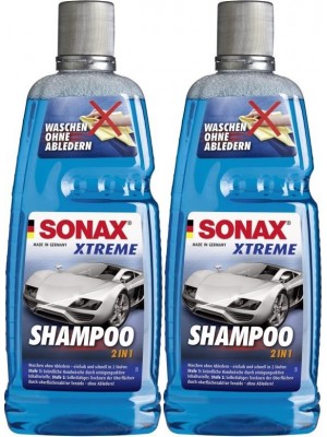 Sonax Xtreme ActiveShampoo 2 in 1, 2x 1l = 2 Liter