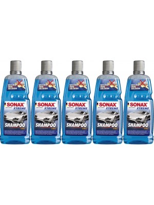 Sonax Xtreme ActiveShampoo 2 in 1, 5x 1l = 5 Liter