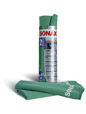 SONAX Microfaser Tücher PLUS Innen & Scheibe (2 St.)