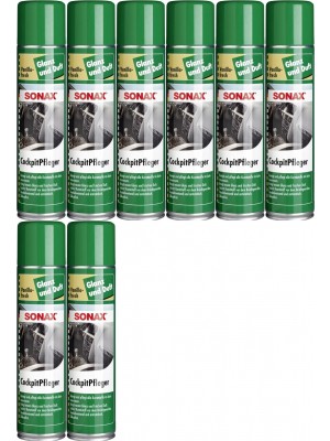 SONAX Cockpit Pfleger Vanilla-fresh 8x 400 Milliliter