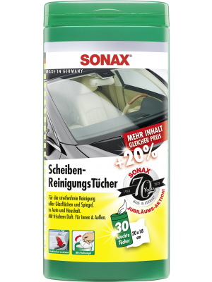 SONAX Scheiben Reinigungs Tücher Box