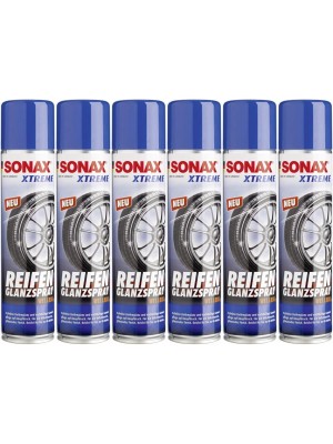 SONAX XTREME Reifen Glanz Spray 6x 400 Milliliter