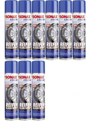 SONAX XTREME Reifen Glanz Spray 9x 400 Milliliter