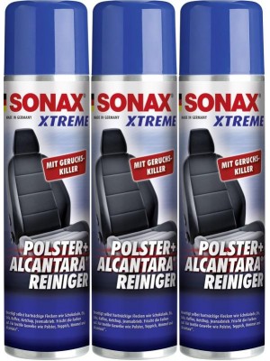 SONAX XTREME Polster- & Alcantara Reiniger 3x 400 Milliliter