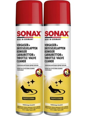 SONAX Vergaser + DrosselklappenReiniger 2x 400 Milliliter