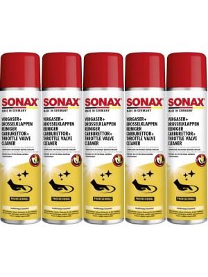SONAX Vergaser + DrosselklappenReiniger 5x 400 Milliliter
