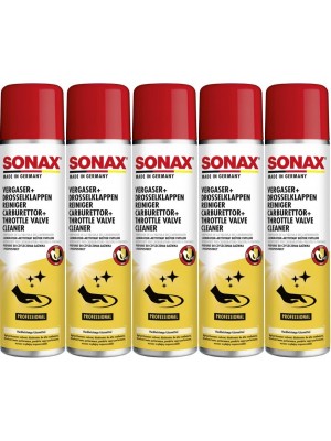 SONAX Vergaser + DrosselklappenReiniger 5x 400 Milliliter