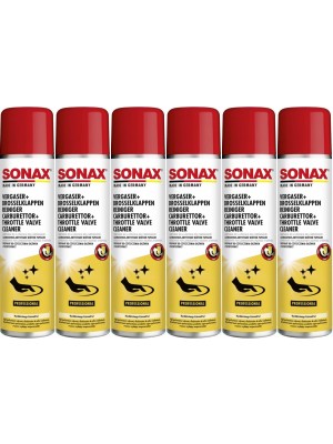 SONAX Vergaser + DrosselklappenReiniger 6x 400 Milliliter