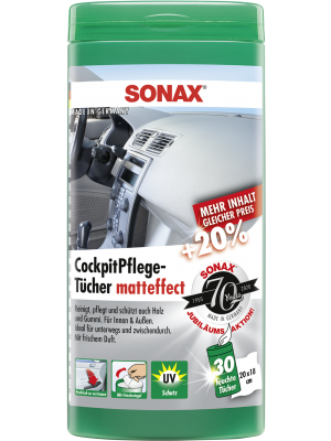 Sonax CockpitPflegeTücher Box matteffect 25Stk.