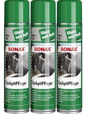 Sonax CockpitPfleger NewCar 3x 400 Milliliter