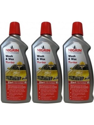 Nigrin Performance Wash & Wax Turbo 1000ml 3x 1l = 3 Liter