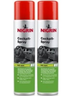 Nigrin Cockpit-Spray Apfel 2x 400 Milliliter