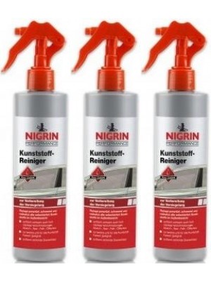 Nigrin Kunststoff-Reiniger 3x 300 Milliliter