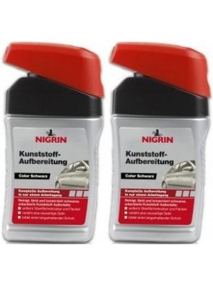Nigrin Kunststoff-Aufbereitung Color schwarz 2x 300 Milliliter