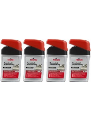 Nigrin Kunststoff-Aufbereitung Color schwarz 4x 300 Milliliter