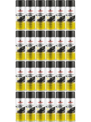 Nigrin Lackspray schwarz matt Spray 24x 400 Milliliter