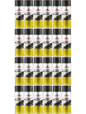 Nigrin Lackspray schwarz matt Spray 24x 400 Milliliter