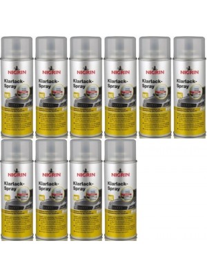 Nigrin Klarlack Spray 10x 400 Milliliter