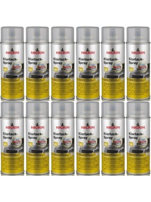 Nigrin Klarlack Spray 12x 400 Milliliter