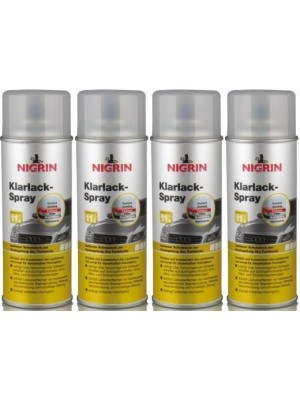 Nigrin Klarlack Spray 4x 400 Milliliter