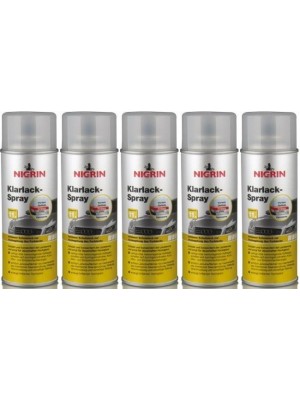 Nigrin Klarlack Spray 5x 400 Milliliter