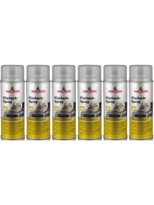 Nigrin Klarlack Spray 6x 400 Milliliter